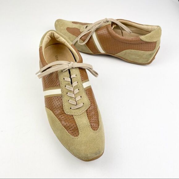 Keneth Cole Leather Suede Sneakers 8M - Picture 3 of 9